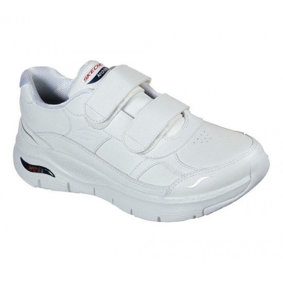 Skechers Arch Fit Best Step White/Navy Women