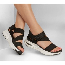 Skechers Arch Fit Casual Retro Black Women