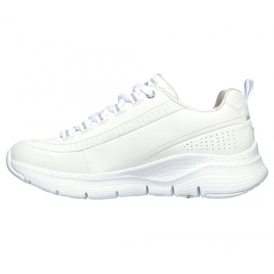 Skechers Arch Fit Citi Drive White/Silver Women