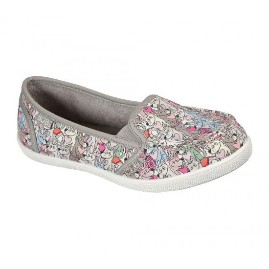 Skechers BOBS B Cute Love Shuffle Grey/Multicolor Women