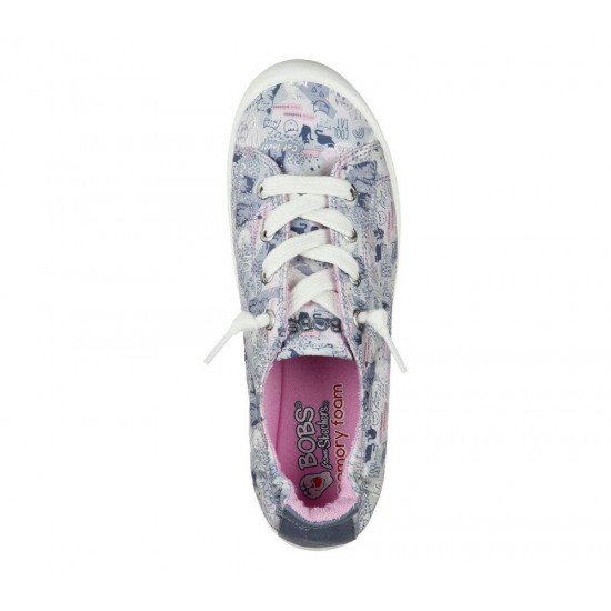 Skechers BOBS Beach Bingo Amor Meow Grey/Multicolor Women