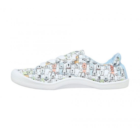 Skechers BOBS Beach Bingo Camp Wag White/Multicolor Women