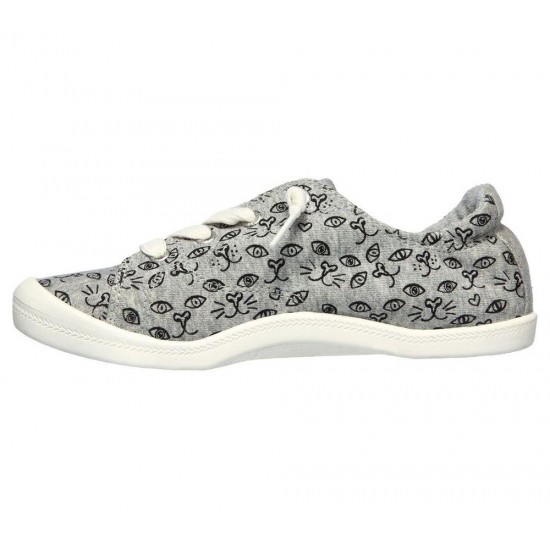 Skechers BOBS Beach Bingo Van Gato Grey Women