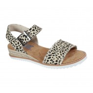 Skechers BOBS Desert Kiss Social Kitty Leopard Women