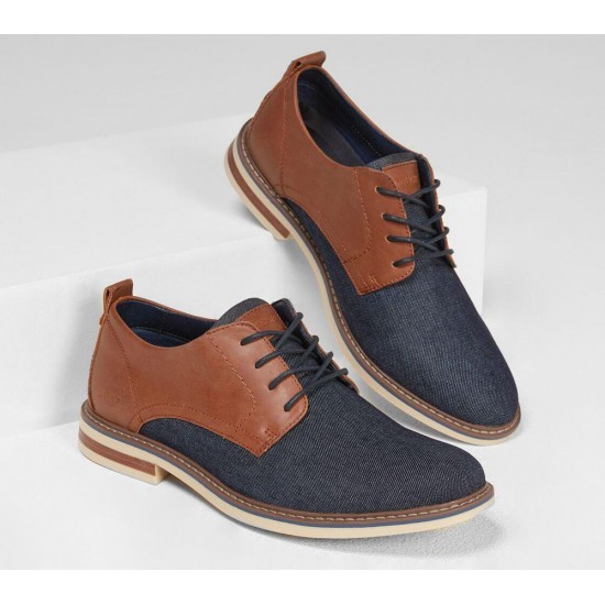 Skechers Bregman Rito Navy/Brown Men