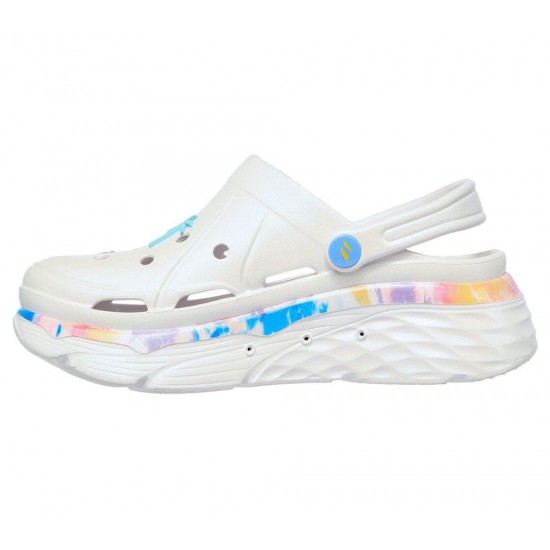 Skechers Cali Collection: Foamies Max Cushioning Beach Bash White/Multicolor Women