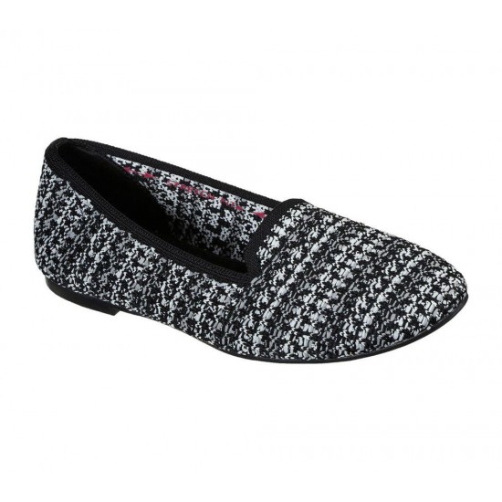 Skechers Cleo Round Our Moment Black/White Women