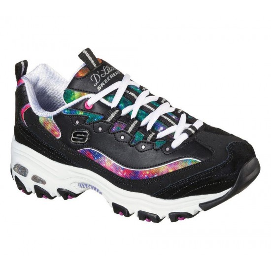 Skechers D'Lites Galaxy Fantasy Black/Multicolor Women