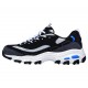 Skechers D'Lites New Journey Black/White/Blue Women