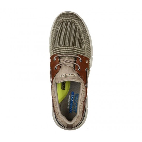 Skechers Del Retto Clean Slate Grey/Brown Men