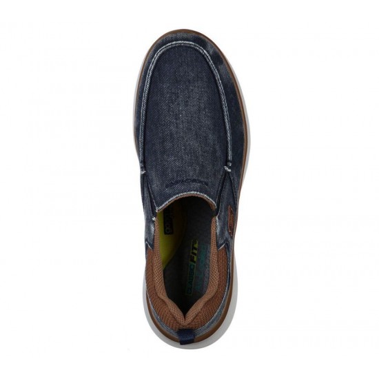 Skechers Delson 2.0 Larwin Navy/Brown Men