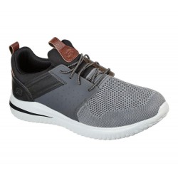 Skechers Delson 3.0 Cicada Grey/Black Men