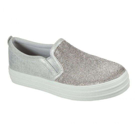 Skechers Double Up Shine Bright Silver Women