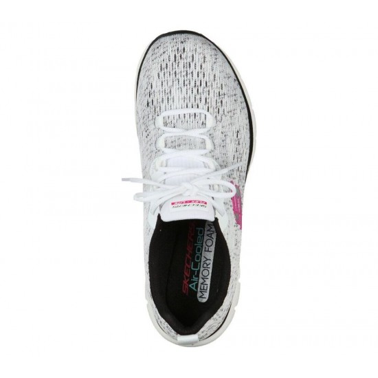 Skechers Flex Appeal 4.0 Vivid Spirit White/Black Women