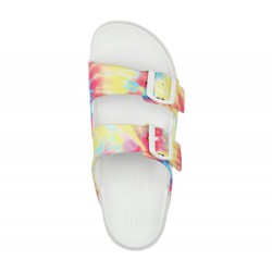 Skechers Foamies: Cali Breeze 2.0 Funkadelic White/Multicolor Women