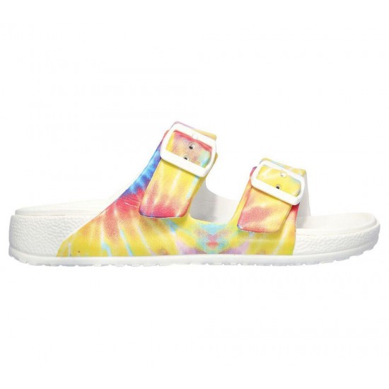 Skechers Foamies: Cali Breeze 2.0 Funkadelic White/Multicolor Women