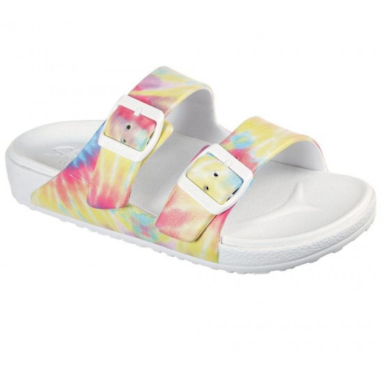 Skechers Foamies: Cali Breeze 2.0 Funkadelic White/Multicolor Women