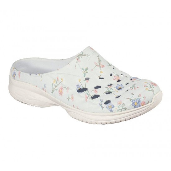 Skechers Foamies: Commute Time Floral Garden Blue/Multicolor Women