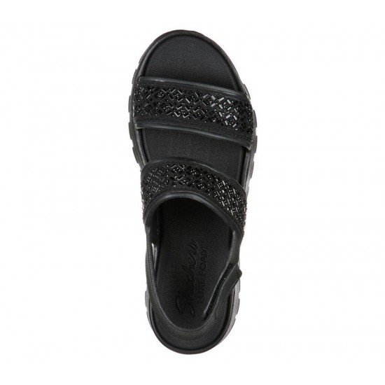 Skechers Foamies: Footsteps Glam Party Black Women