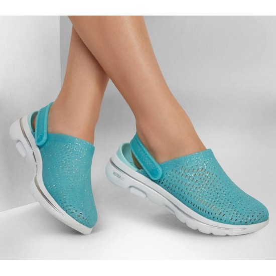 Skechers Foamies: GOwalk 5 Ocean Glow Turquoise Women