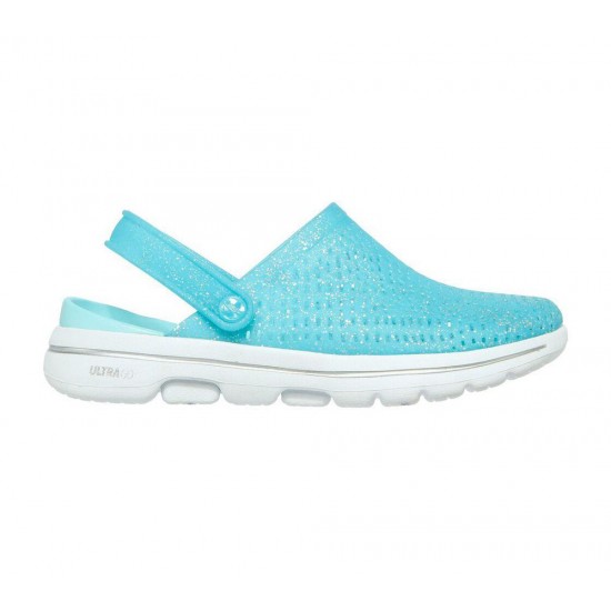 Skechers Foamies: GOwalk 5 Ocean Glow Turquoise Women