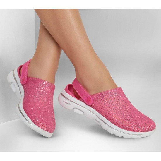 Skechers Foamies: GOwalk 5 Ocean Glow Pink Women