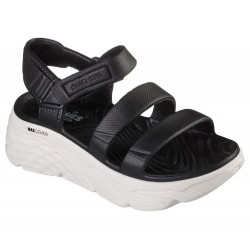 Skechers Foamies: Max Cushioning Aura Black/White Women