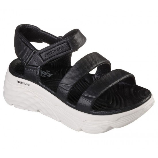 Skechers Foamies: Max Cushioning Aura Black/White Women