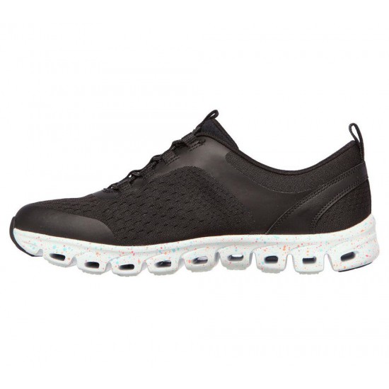 Skechers Glide Step Classic Canvas Black/Multicolor Women