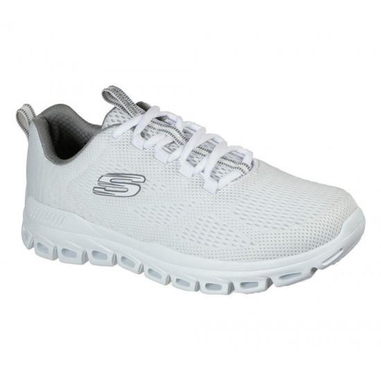 Skechers Glide Step Fasten Up White Men