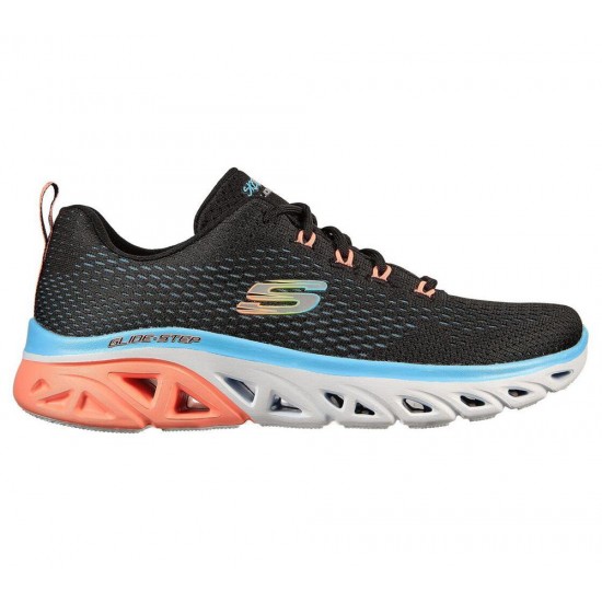 Skechers Glide Step Sport Sweeter Days Black/Blue/Pink Women