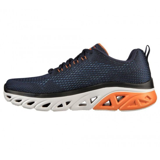 Skechers Glide Step Sport Wave Heat Navy/Orange Men