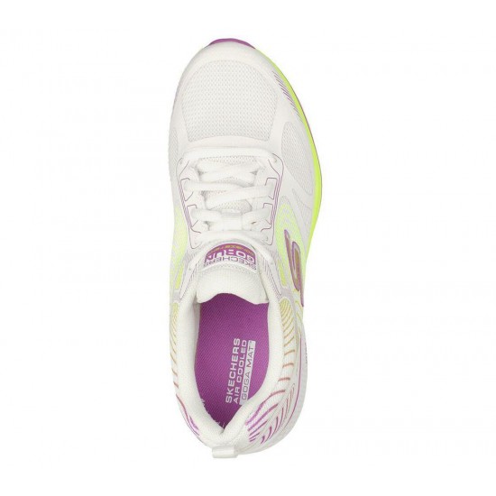 Skechers GOrun Consistent Fleet Rush White/Purple/Yellow Women