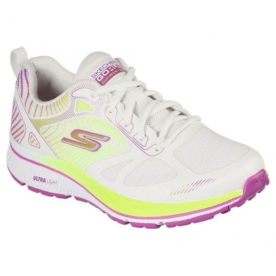 Skechers GOrun Consistent Fleet Rush White/Purple/Yellow Women