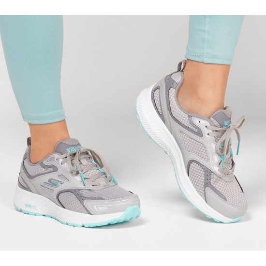 Skechers GOrun Consistent Grey/Turquoise Women