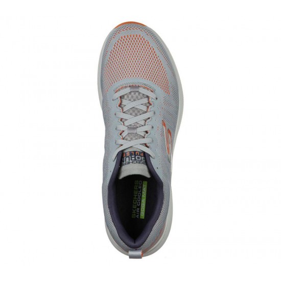 Skechers GOrun Pulse Strada Grey/Orange Men