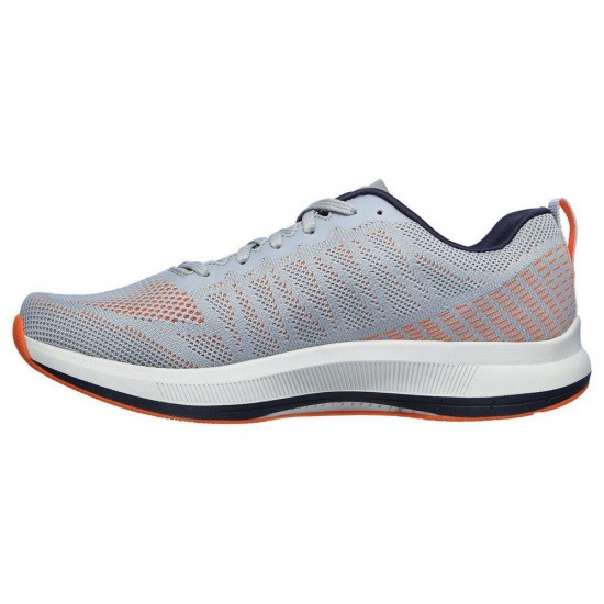 Skechers GOrun Pulse Strada Grey/Orange Men