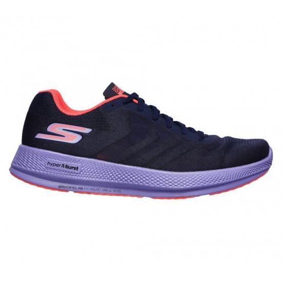 Skechers GOrun Razor + Navy/Purple/Red Women