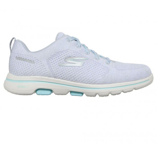 Skechers GOwalk 5 Ocean Path Grey/Blue Women