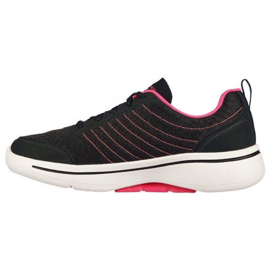 Skechers GOwalk Arch Fit True Vision Black/Pink Women