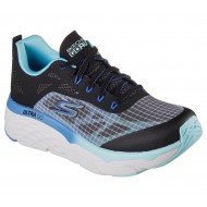 Skechers Max Cushioning Elite Even Stride Black/Blue/Turquoise Women