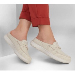 Skechers On the GO Flex Deep Sea Beige/White Women