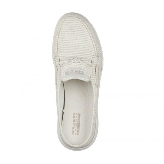 Skechers On the GO Flex Deep Sea Beige/White Women