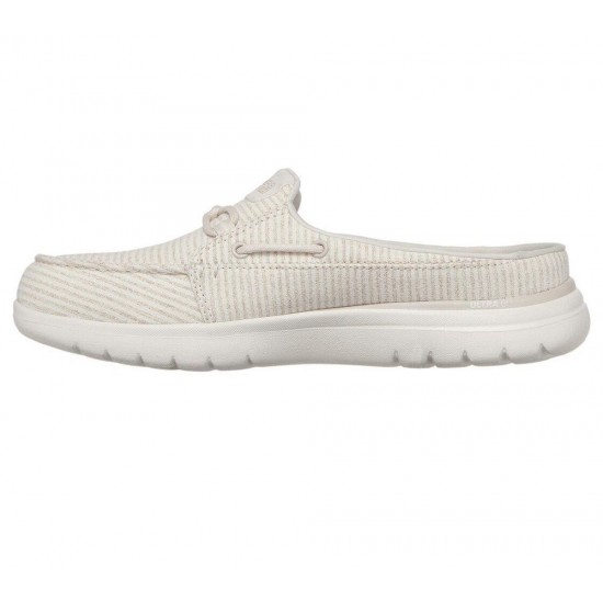 Skechers On the GO Flex Deep Sea Beige/White Women