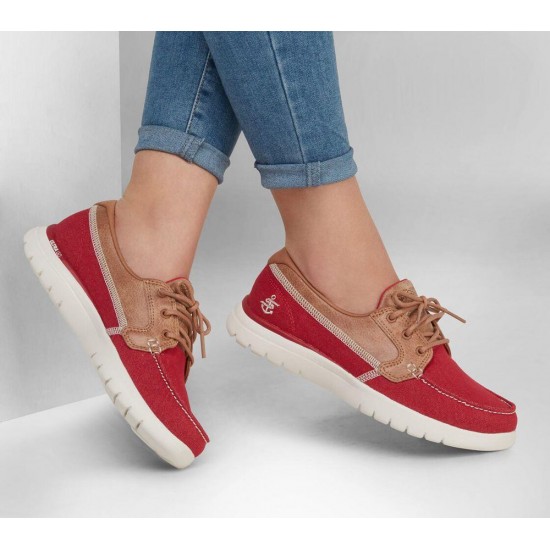 Skechers On the GO Flex Embark Red/Brown Women