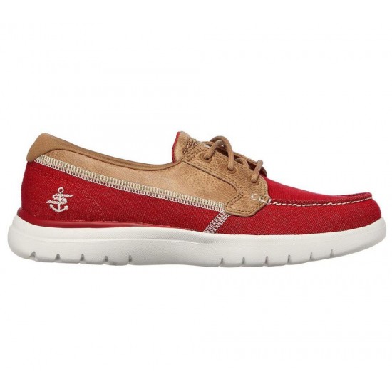 Skechers On the GO Flex Embark Red/Brown Women