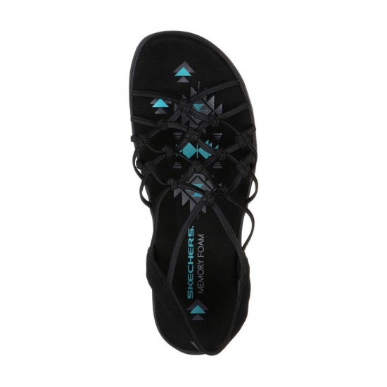 Skechers Reggae Slim Forget Me Knot Black Women