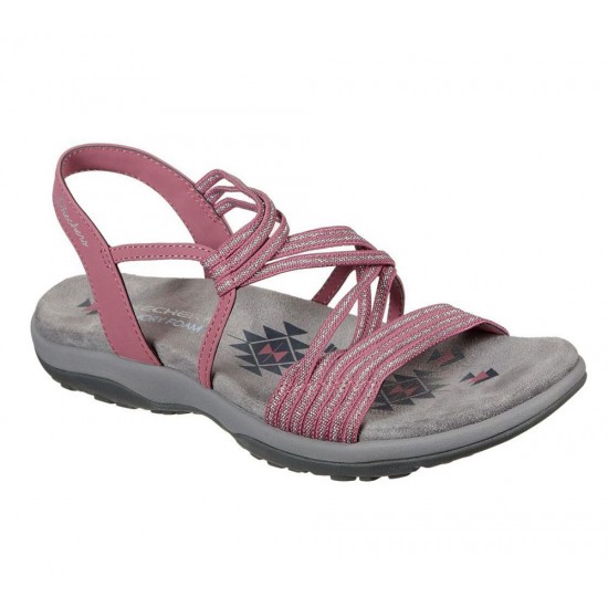 Skechers Reggae Slim Stretch Slinky Pink Women