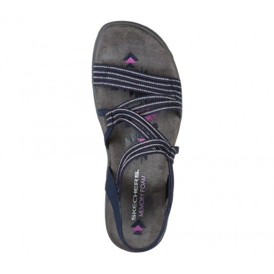 Skechers Reggae Slim Stretch Slinky Navy Women