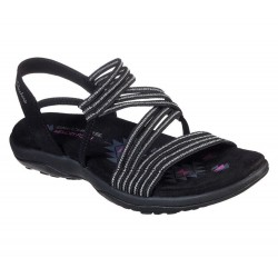 Skechers Reggae Slim Stretch Slinky Black Women